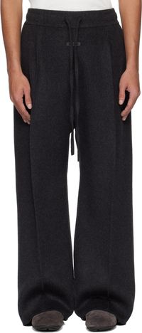Fear of God Gray Drawstring Wide Leg Trousers