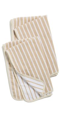 Weezie Patterned Signature Hand Towels 2 Pack Parker Sand One Size