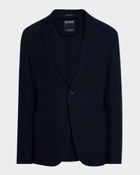 Men's Slim Fit High Performance Jersey Blazer