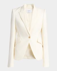 Belted Back Single-Breasted Blazer