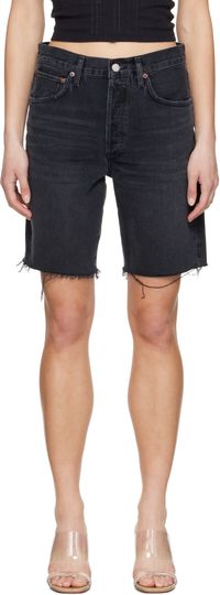 AGOLDE Black 90's Denim Shorts
