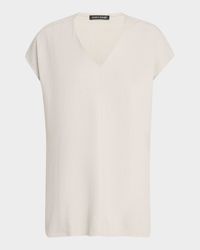 Crinkled Organic Cotton Jersey Tunic