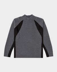 Men's K-Lollo-TN Ribbed Mock Neck Sweater