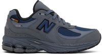 New Balance Big Kids Gray & Blue 2002R Sneakers