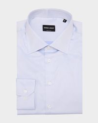 Men's Solid Cotton Dress Shirt
