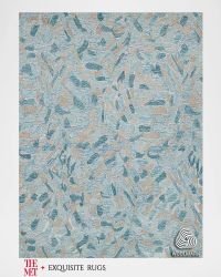 Botanica Hand-Tufted Turquoise Rug, 8' x 10'