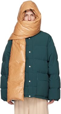 Jil Sander SSENSE Exclusive Beige Hood Down Scarf