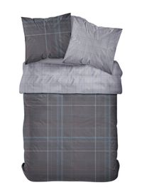 Today Linge De Maison - Parure de lit imprimé en coton - Taille 240x220 cm - Bleu