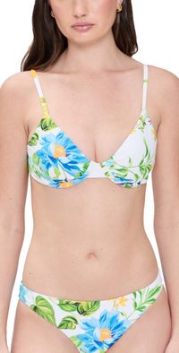 PQ Swim Cali Underwire Bikini Top Bluebell L