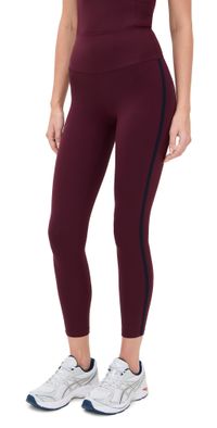 Splits59 Amber Airweight High Waist 7/8 Leggings Dark Cherry/Indigo XL