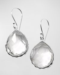 Small Teardrop Earrings in Sterling Silver