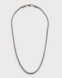 Men's Sterling Silver Braided Chain Necklace