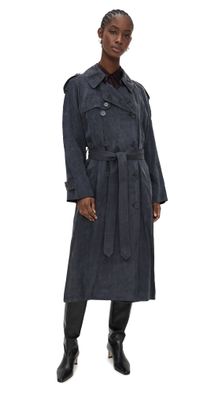 Helmut Lang Fluid Trench Indigo XL
