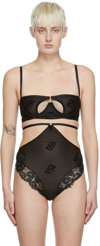 DIDU Black Polyester Briefs