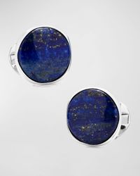 Lapis Sterling Silver Cuff Links