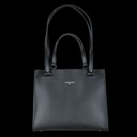 Lancaster Paris - Sac cabas en cuir grainé - Taille Unique - Noir