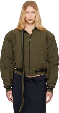 Ottolinger Khaki Strap Bomber Jacket