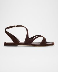 Ayla Suede Flat Sandals