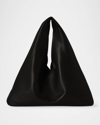 Bindle Small Shoulder Bag in Silk Leather