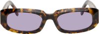 Palm Angels Brown Noah Sunglasses