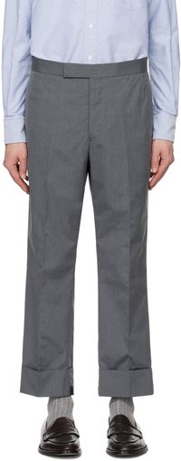 Thom Browne Gray Classic Trousers