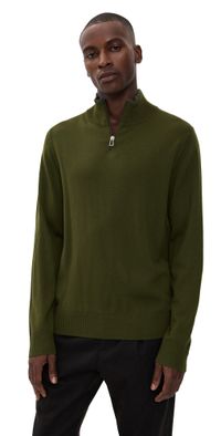 PS Paul Smith Quarter Zip Sweater Olive S