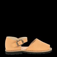 Minorquines - Sandales en cuir lisse - Taille 27 - Beige