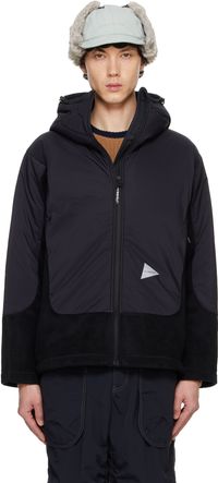 and wander Blouson Top Fleece noir