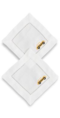 Abbode Taxi Napkins White One Size