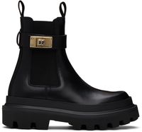 Dolce&Gabbana Black Calfskin Chelsea Boots