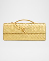 Andiamo Laminated Leather Clutch Bag