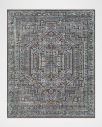 Slate Hand-Knotted Rug, 8' x 10'