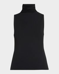 Sleeveless Turtleneck Top