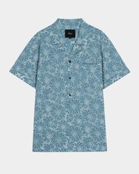 Men's Tyler Cotton Floral Camp Shirt