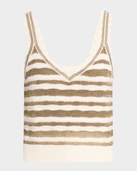 Binetto Stripe Knit Tank Top
