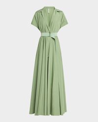 Super Oversized Shirt Flared Gown