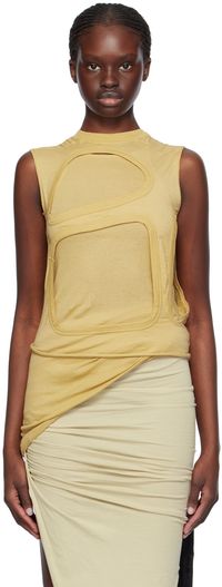 Rick Owens DRKSHDW Débardeur Membrane II jaune