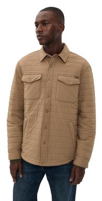 Faherty Horizon Series CPO Shirt Deep Cedar XL