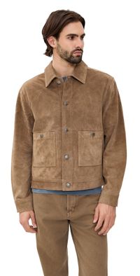 Madewell Suede Western Jacket Desert Brown XL