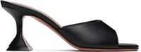 Amina Muaddi Black Lupita Slipper 70 Heeled Sandals