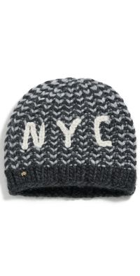 Lele Sadoughi NYC Beanie Slate Melange One Size