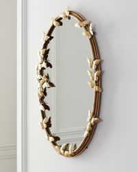 Oval Butterfly Mirror
