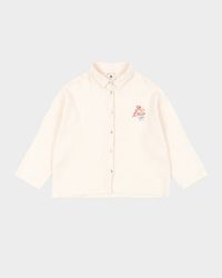 Rosie H-W x Girl's Bella Button-Front Shirt, Size 12M-6