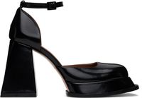 SHUSHU/TONG Chaussures à talon bottier noires à bout rond