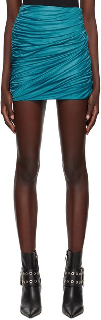 Gauge81 Blue Sabile Mini Skirt