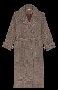 Gina Tricot - Manteau col à large revers - Taille 2XL - Multicolore