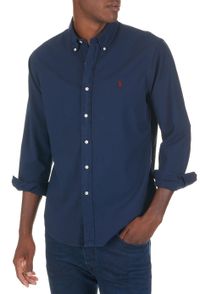 Polo Ralph Lauren - Chemise col américain en coton - Taille L - Bleu