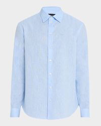 Men's Linen and Cotton Sport Shirt