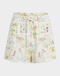 Coastal Postcard Shorts