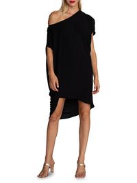 Women's Radiant One-Shoulder Dress - Black - Size Medium